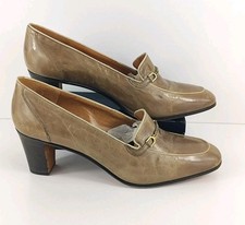 Madras Italy Vera Pelle Heels Cone Genuine Leather Shoes UK Size 5.5/EU 38.5