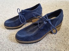 Clarks Lace Up Wallaies Blue