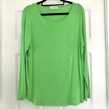 Kettlewell Imogen Long Sleeved Jersey Top Apple Green Size Small Relaxed Fit
