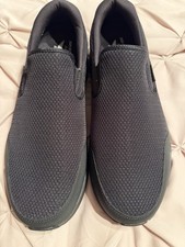 Men’s Black Sketcher Slip On Shoes UK Size 14 Arch Fit BNWOB