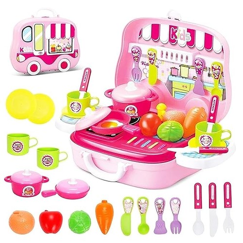 Kids kitchen toy pretend - toy,