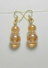 Dangle earrings - light-orange