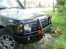 LAND ROVER DISCOVERY II 2  FRONT STEEL BUMPER BAR with WINCH PLATE