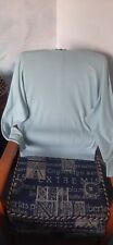 Batwing Style Duck Egg Blue Womens 'Sloppy'Jumper size 12