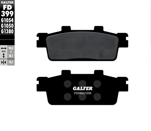 Brake pads galfer fd399g1050 - brake,