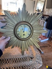 1930s art deco sunburst 8 day