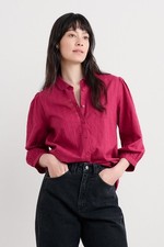 Seasalt Women's Regular Hope Cottage Organic Cotton Check Blouse Charm
