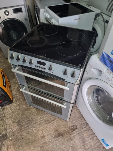 Belling electric cooker silver - belling,