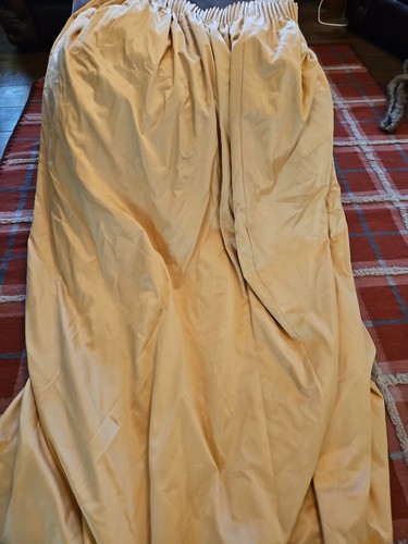 Quality gold satin - gold, heavy