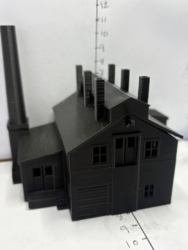 Industrial building model - building,