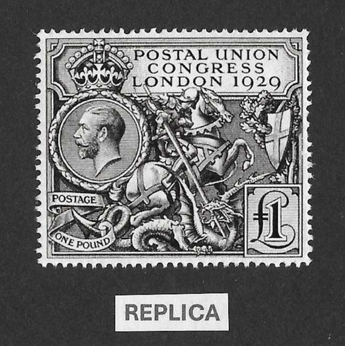George 1929 postal - v:,