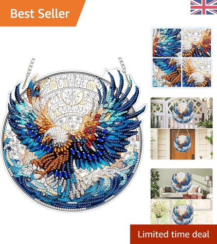 Elegant stained glass eagle - elegant,