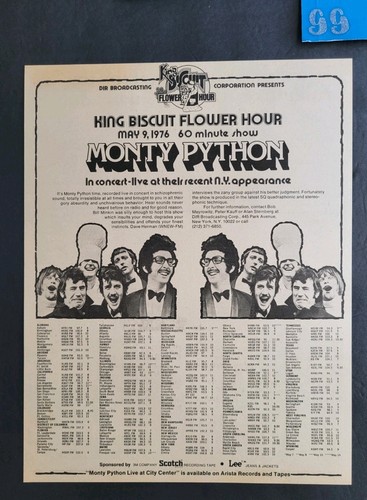 Monty python show - n.y.c., king