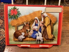 Decoupage Nativity Scene