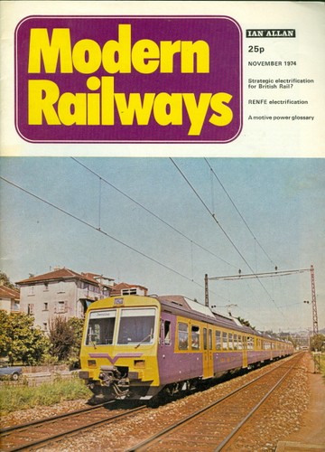 1974 modern railways magazine - 1974,