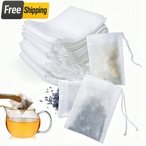 100pcs disposable tea bags - 100pcs,
