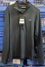 J.Lindeberg Luke Half Zip Light Midlayer Top, Navy, Small, New