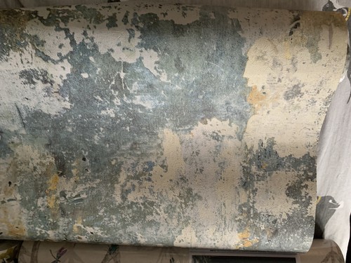 Grandeco rustic brown teal - brown,