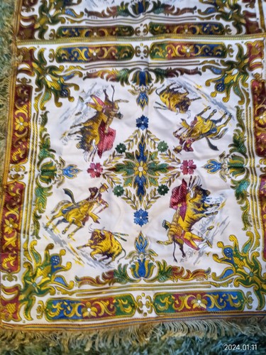 Vintage spanish tapestry - spanish,