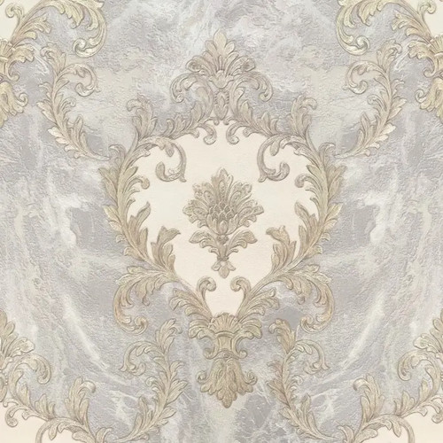 Vasari sienna damask light - sienna,