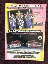 Stock car racing programme Smeatharpe Taunton 2007 Saloon World Championship