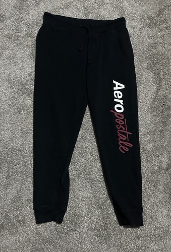 Black aeropostale sweatpants - black,
