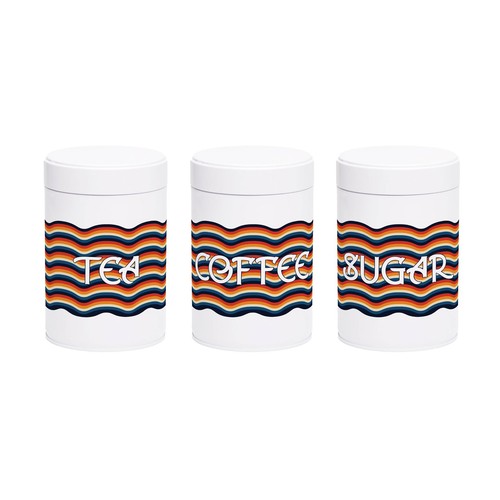 Retro wave tea coffee sugar - retro, &