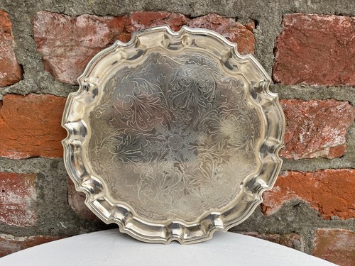 Vintage silver plated serving