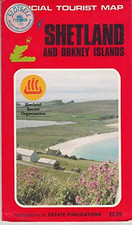 Shetland and Orkney (Official Tourist Map S.) Sheet map, folded Book The Cheap