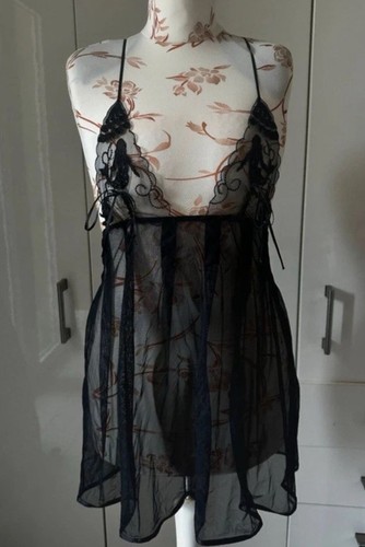 Perla sheer lace babydoll - la,