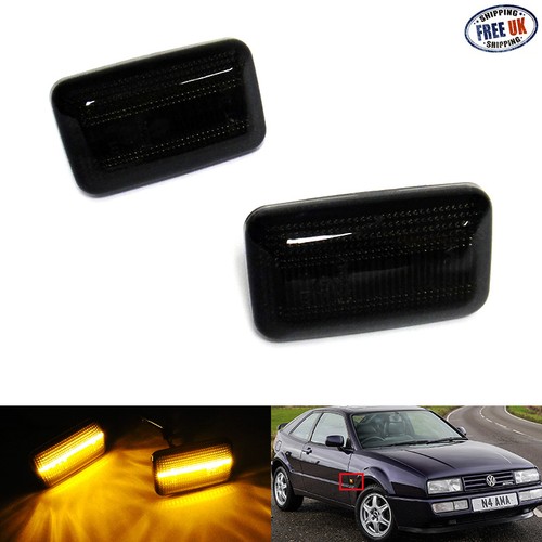 Black side indicator - 2x, led