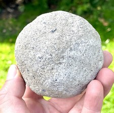 Antique Georgian Reclaimed Cotswold Stone Ball Finial Prototype Diorama