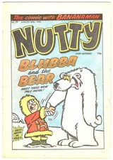 Nutty comic #29 30th August 1980 Bananaman SchoolBelles Wild Rovers-combined P&P