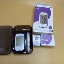 Diabetes Test Kit Blood Sugar Glucose Monitor Meter 50 PC Strips Tester Machine