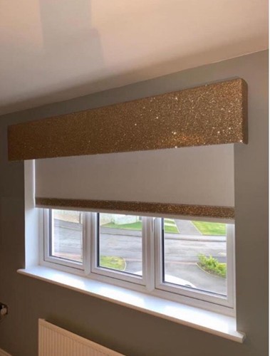Gold glitter padded - gold,