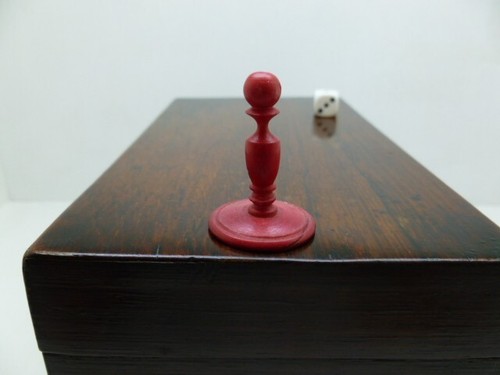 Bone chess pawn 35mm antique - pawn, 35mm,