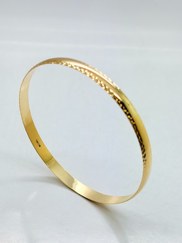 9ct yellow solid gold slave - 9ct,