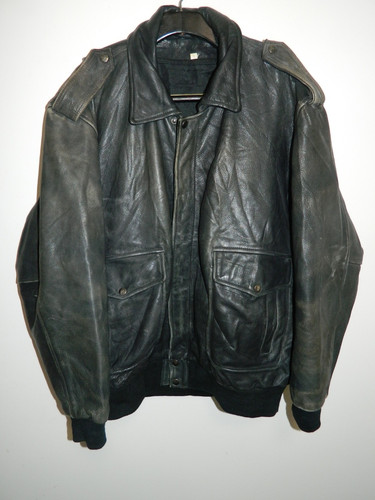 Vintage leather black - leather,