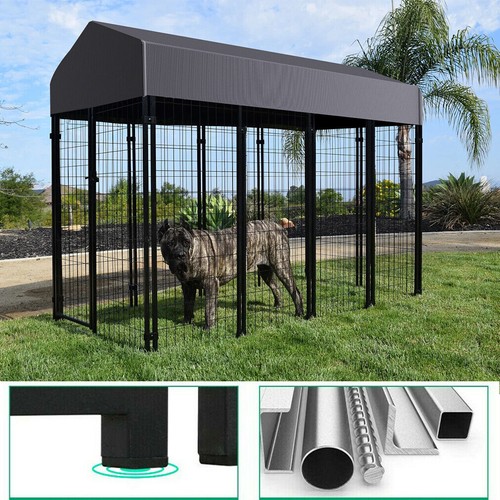 Jumbo outdoor dog kennel - jumbo, w/
