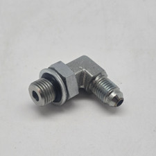 1/4 BSP  x 7/16 JIC Forged Positional 90° Elbow - Hydraulic Adaptor, Fitting