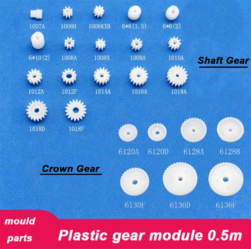 Plastic gears module - module, 0.5
