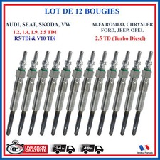 12 Glow Plugs For Seat Skoda