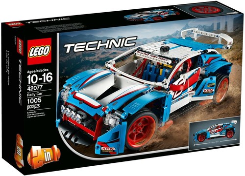 Lego technic 42077 rally - lego, car