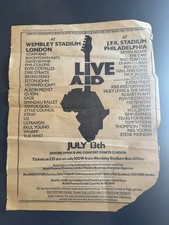 Vintage Live Aid Cutting June