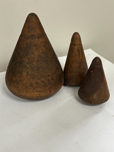 Three vintage wooden - three,