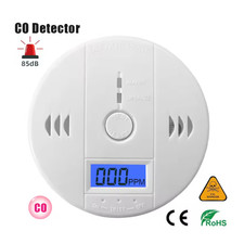 Carbon Monoxide Detector Warning Alarm Sensor LED Digital Battery UK
