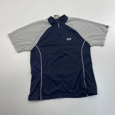 Women’s Vintage LOUIS GARNEAU Blue & White Cycling Jersry , Size M