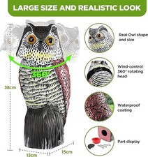 Isotronic Birds / Pigeon Repeller. With 360 Degrees Rotating Head