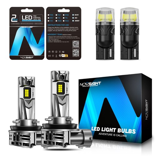 4pcs novsight 30000lm t10 h11 - 30000lm,