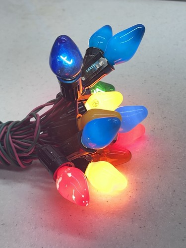 Vtg 1950s christmas lights - vtg,